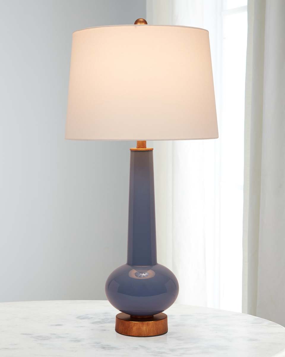 Daphne Buffet Lamp With Linen Shade